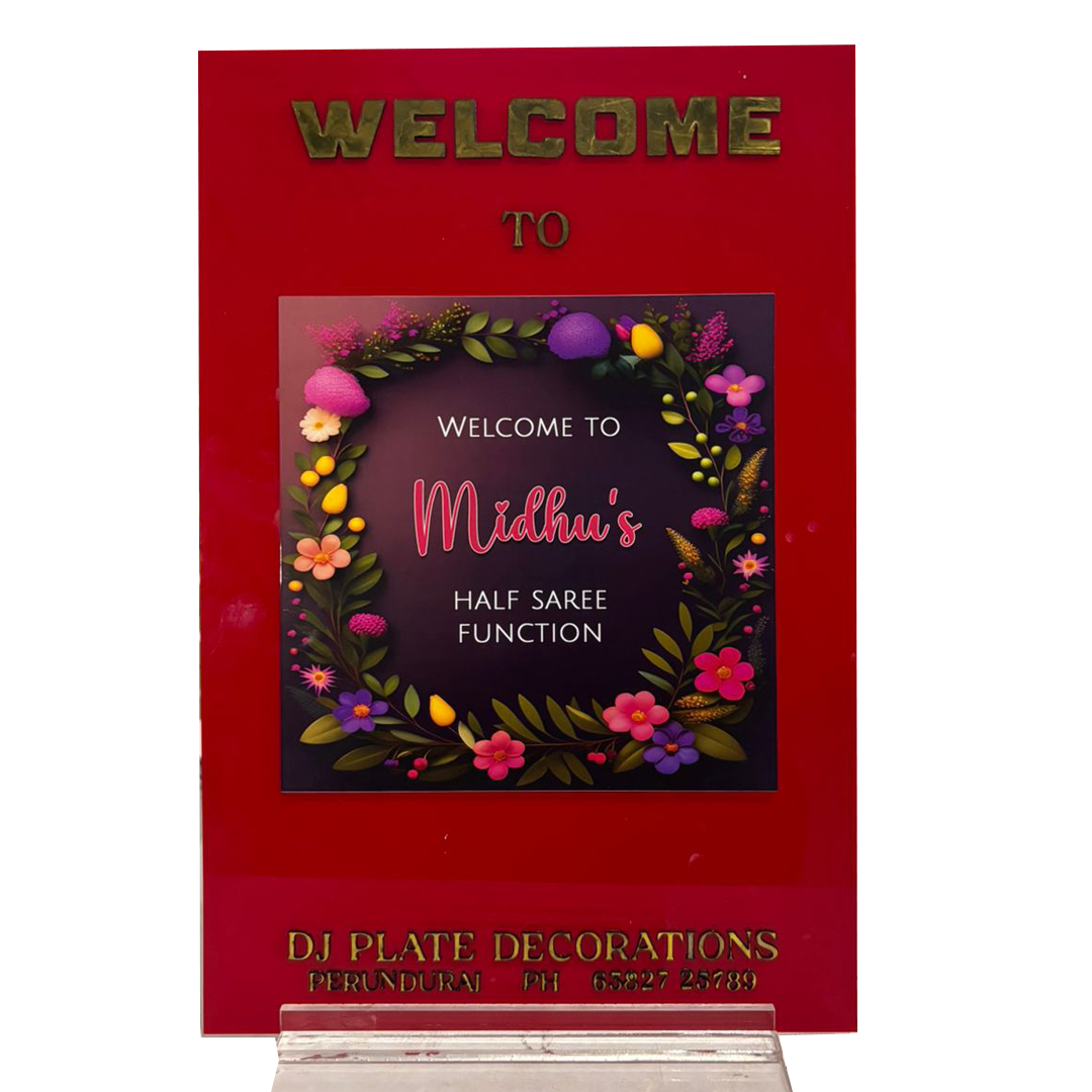 Welcome board - WB1